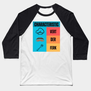 Characteristic vert der ferk Baseball T-Shirt